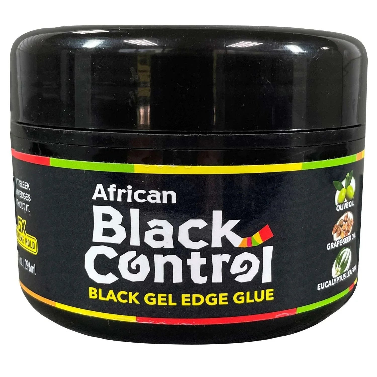 African Black Control Black Gel Edge Glue by Hairobics