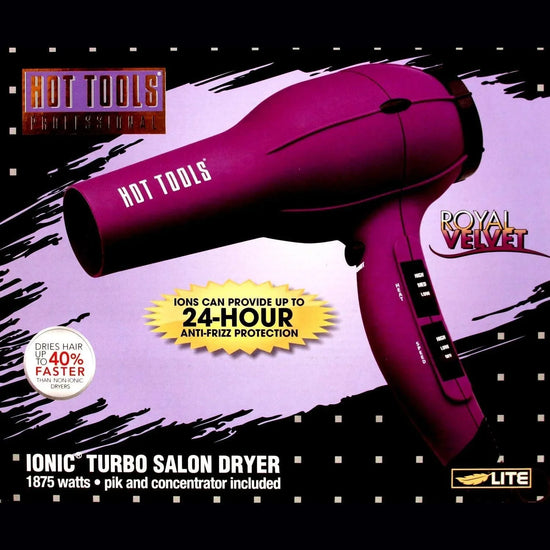 Hot Tools Ionic Anti-Static Professional Dryer Purple by HOT TOOLS