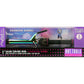 Rainbow gold 1-inch curling iron with iridescent barrel and black handle