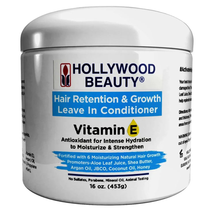Hollywood Beauty Hair Retention And Growth Leave In Conditioner Vitamin E by Hollywood Beauty