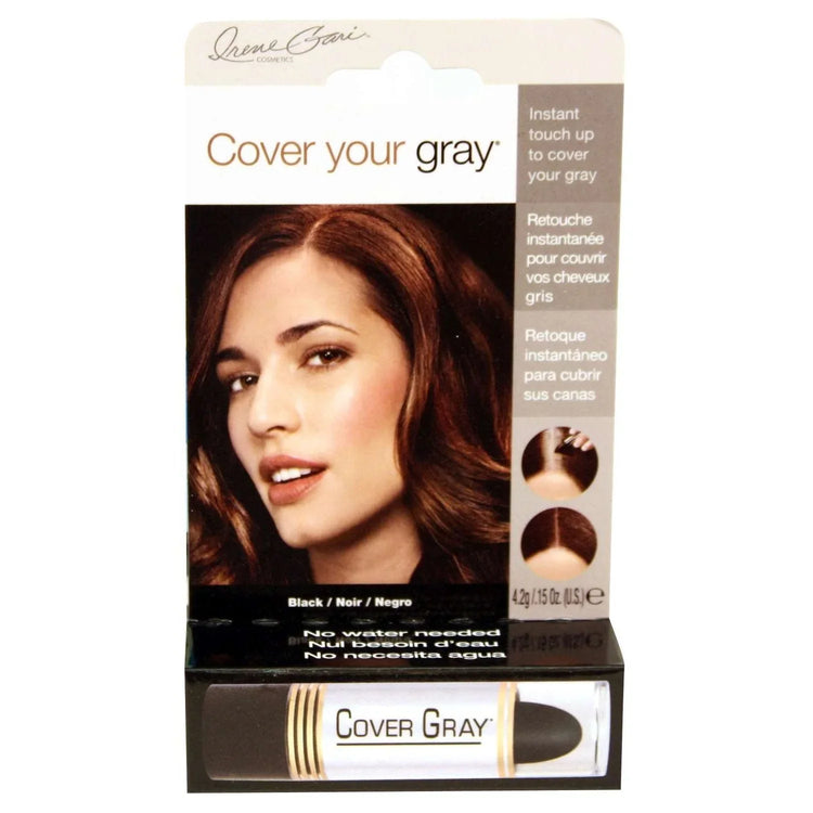 Cover Your Gray Touch-Up Stick Black for gray hair touch-up stick application, easy to carry, perfect for quick touch-ups.