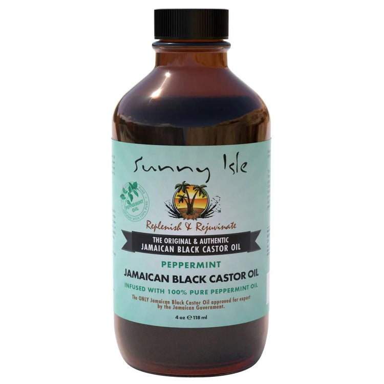 Sunny Isle Jamaican Black Castor Oi With Peppermint by Sunny Isle