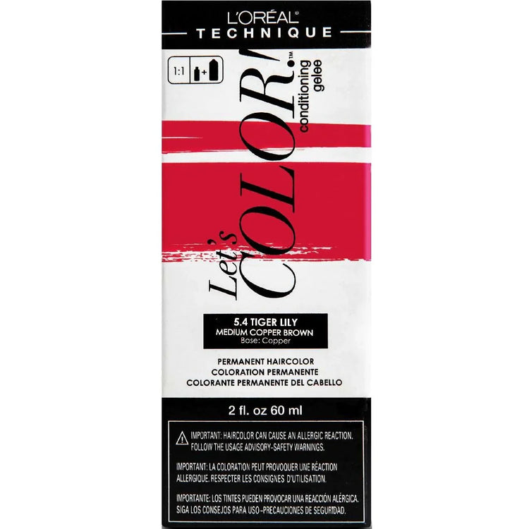Loreal Lets Color 5.4 Tiger Lily by Lets Color