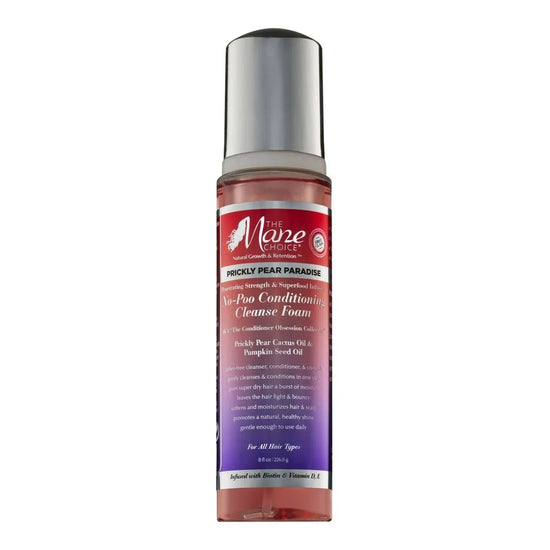 The Mane Choice Prickly Pear Paradise No-Poo Conditioning Foam for nourishing and cleansing hair without lather.