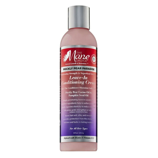 The Mane Choice Prickly Pear Paradise Leave-In Conditioning Cream, perfect prickly pear leave-in conditioner cream for hair moisture and shine.