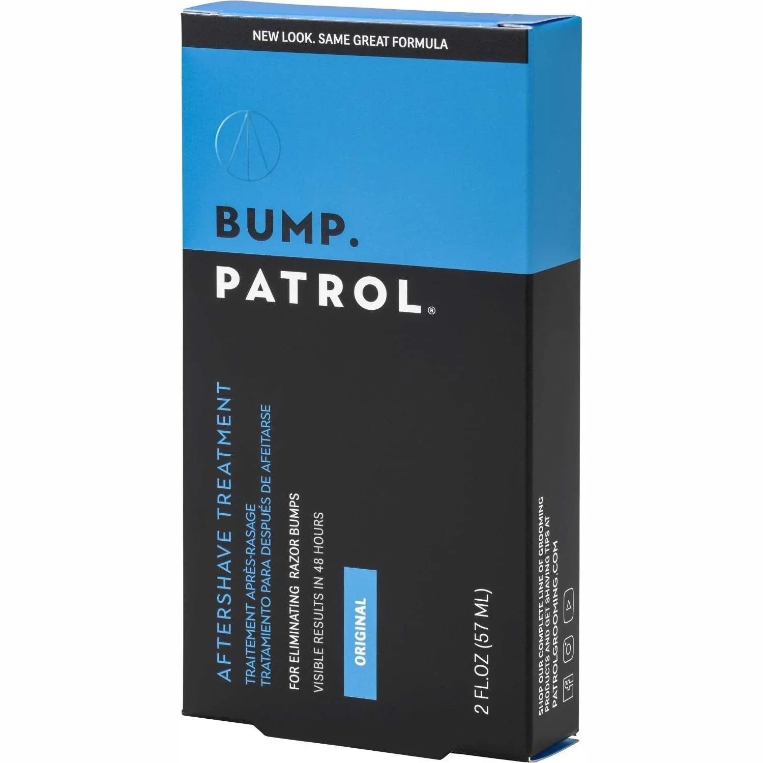 Bump Patrol After Shave Treatment Regular pack for razor bumps, ideal aftershave treatment for razor bumps, 2 floz.