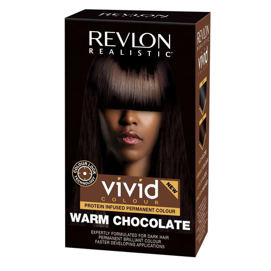 Revlon Realistic Vivid Colour Protein Infused Permanent Colour Warm Chocolate by REVLON
