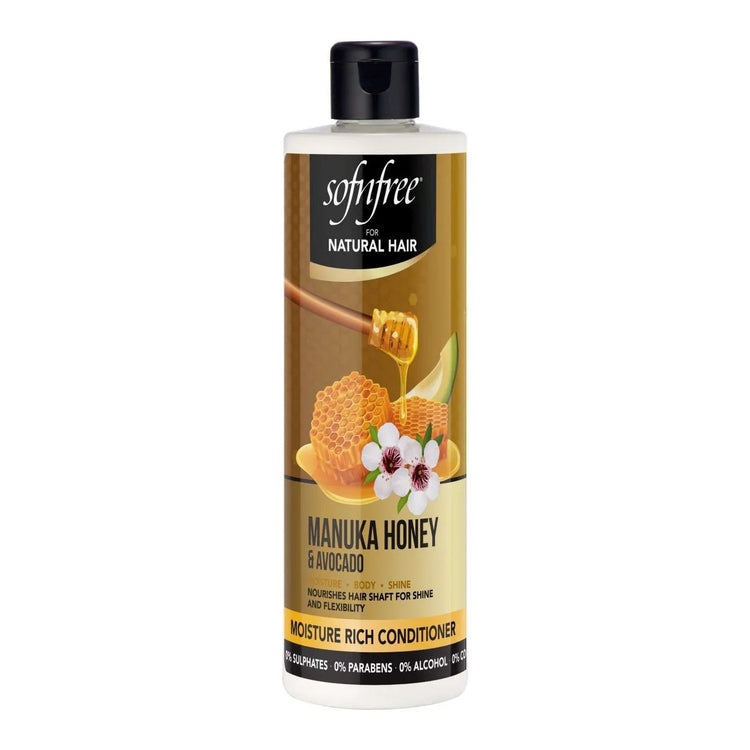 Sofnfree For Natural Hair Manuka Honey And Avocado Moisture Rich Conditioner by Sofnfree