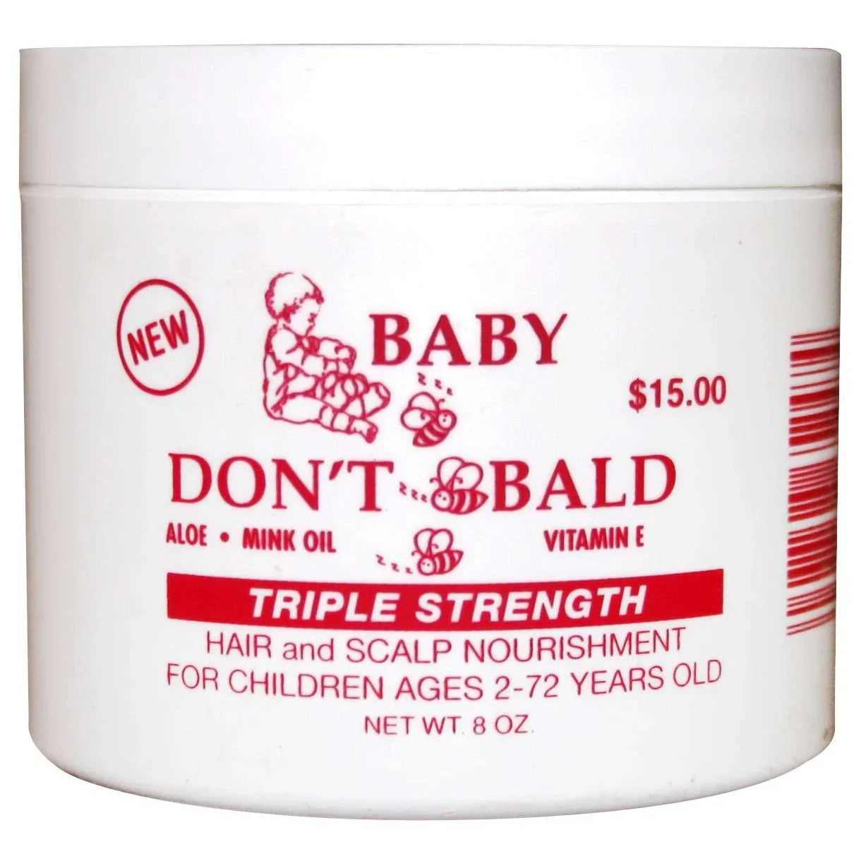 Baby Dont Bee Bald Triple Strenth Red by Baby Dont Be Bald