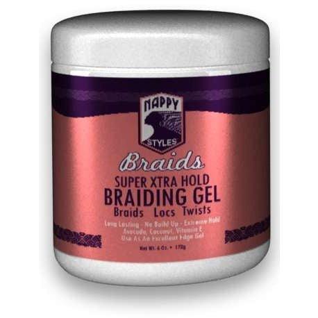 Nappy Syles Braids Super Extra Hold Braiding Gel by Nappy Style