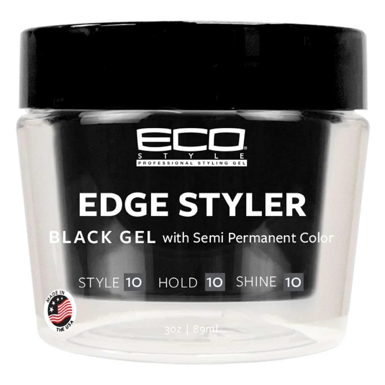 Eco Edge Styler Black Gel With Semi Permanent Color by Eco Styler