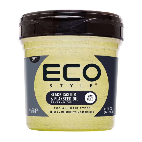 Eco Black Castor Oil & Flax Seed Styling Gel 16 oz. by Eco Styler