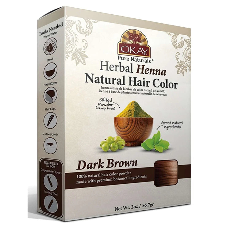 Okay Henna Haircolor Dark Brown by Okay