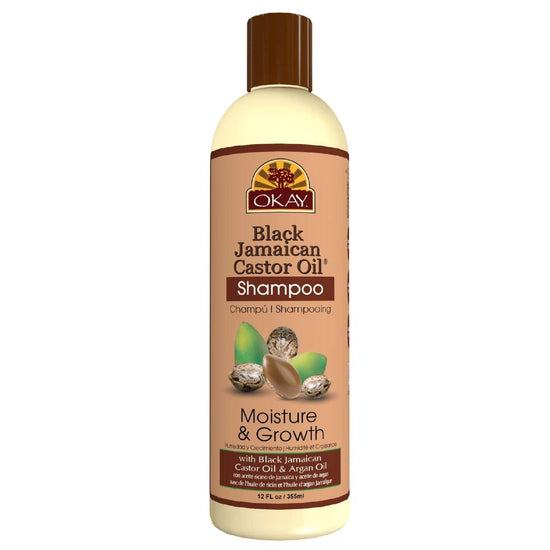 Moisturizing growth shampoo bottle, cream bottle with brown cap, 12 fl oz