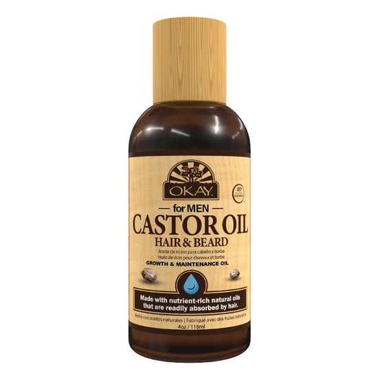Okay Men Castor Oil Beard And Hair Growth Oil Light Weight by Okay