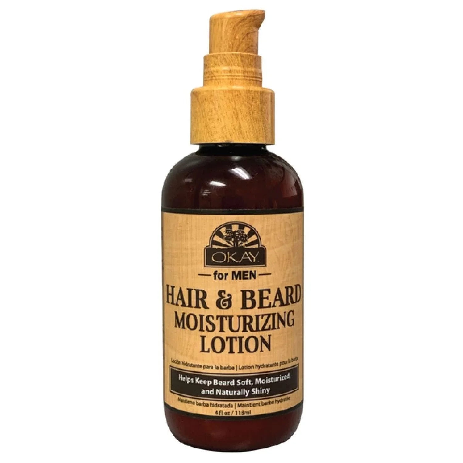 Okay Men Beard Hair Moisturizing Lotion by Okay
