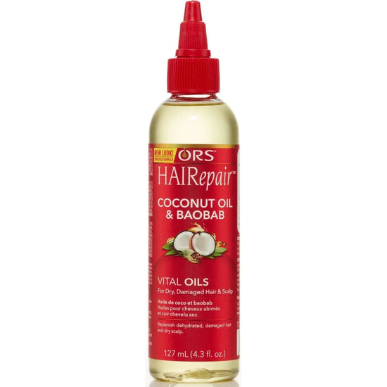 ORS Hairepair Vital Oil for dry, damaged hair & scalp, a hydrating oil for dry hair and scalp, lightweight and moisturizing.