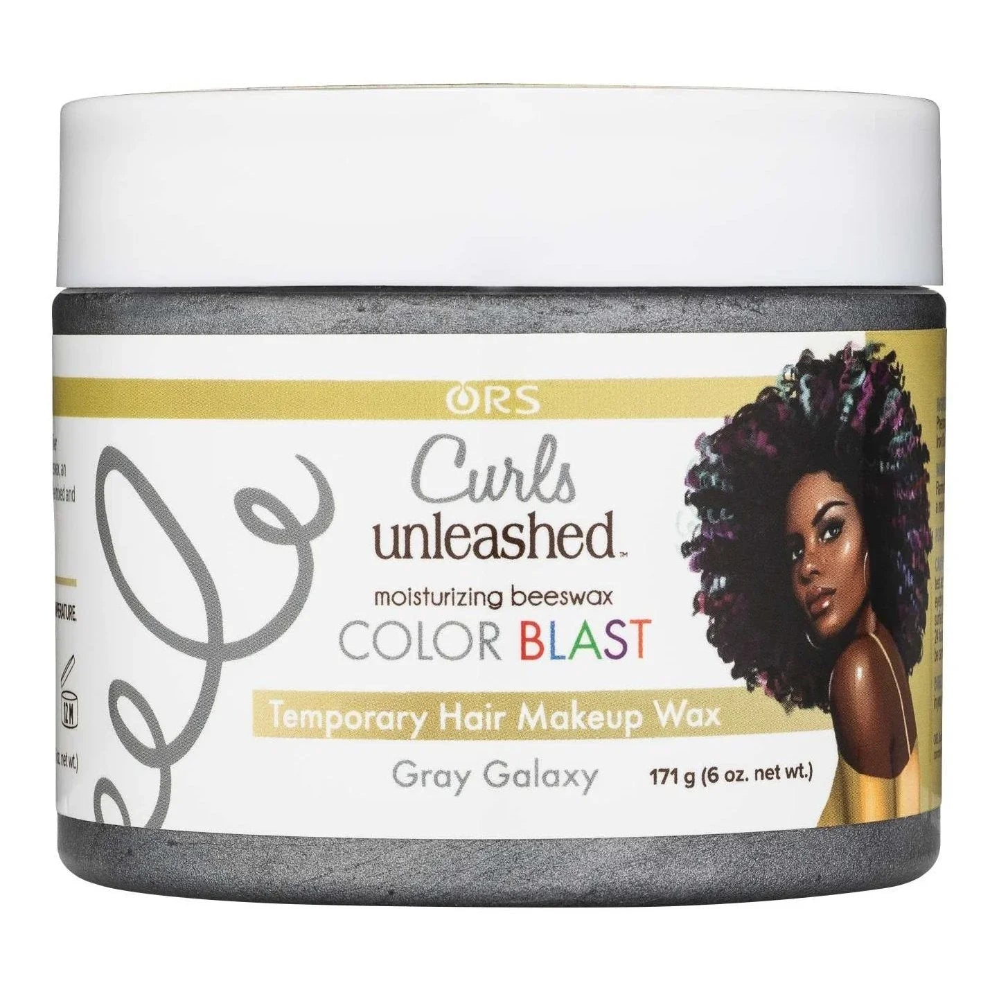 Curls Unleashed Color Blast Gray Galaxy Temporary Hair Color Makeup Wax by Ors