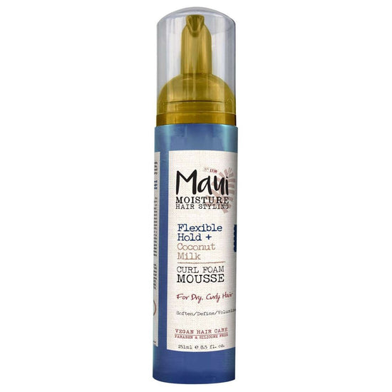 Maui Moisture Coconut Milk curl foam mousse bottle with pump cap