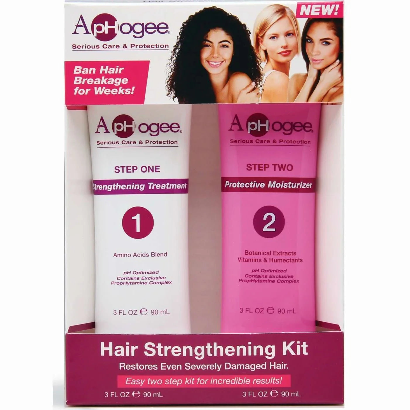 Aphogee Hair Strength Kit 2Pc by APHOGEE