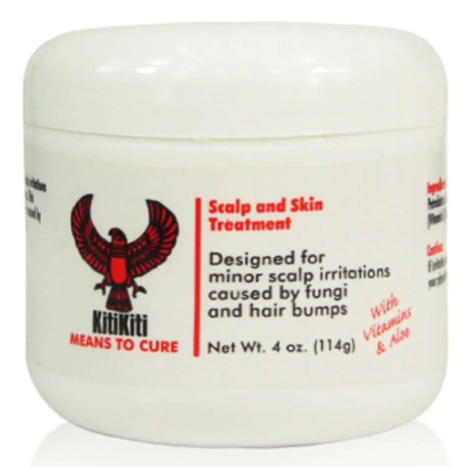 Kitikiti scalp skin care treat oily hair product for minor scalp irritations with vitamins and aloe.