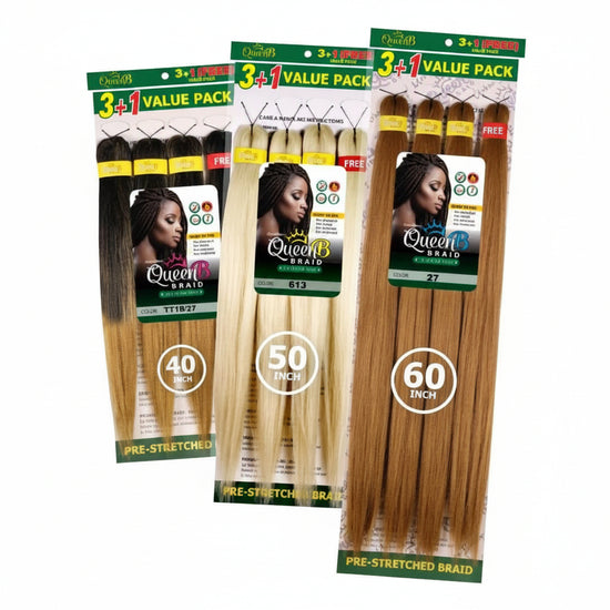Queen B Pre-Stretched Value Pack by URBAN BEAUTY