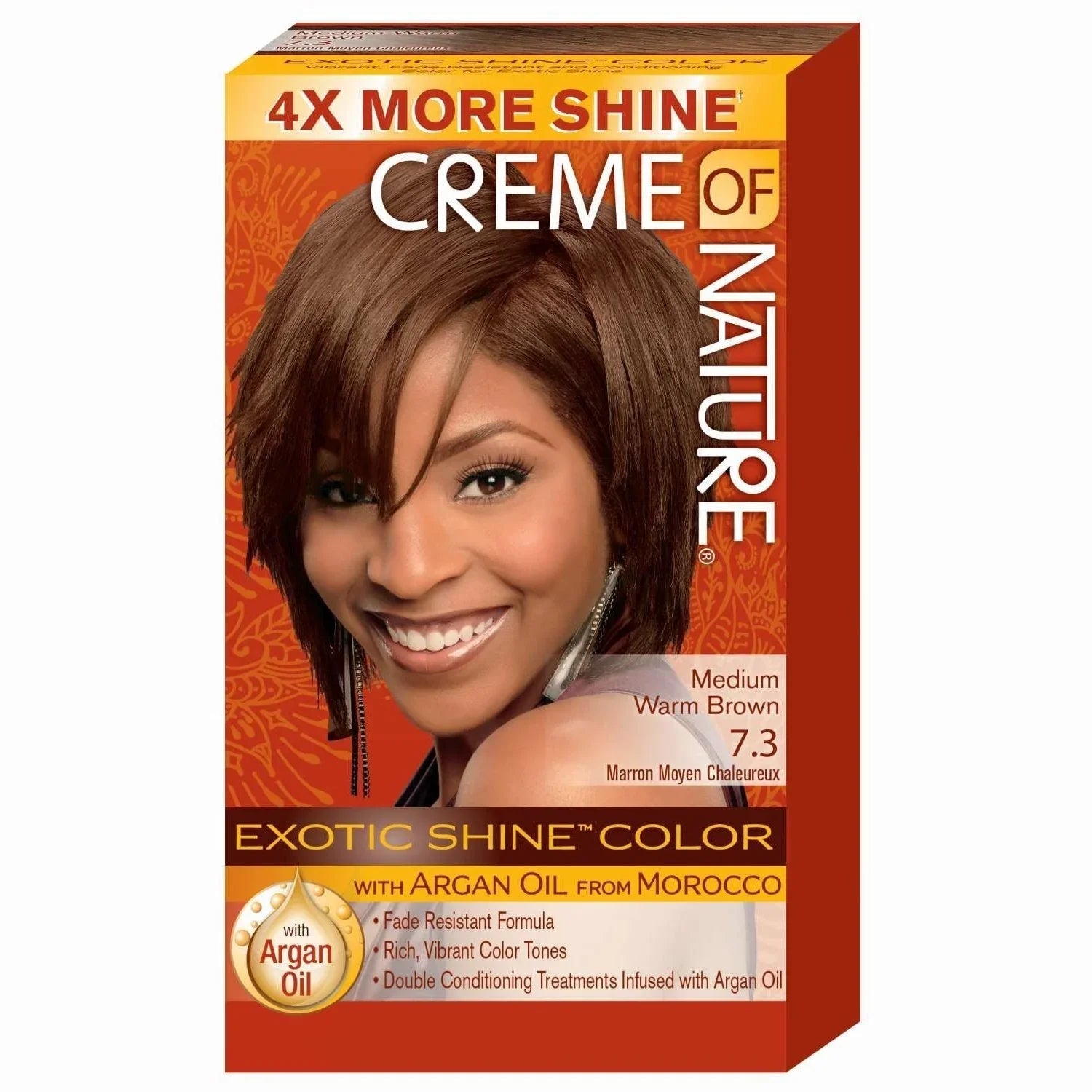 Creme Of Nature Exotic Gel Hair Color 07.3 Medium Warm Brown by CREME OF NATURE