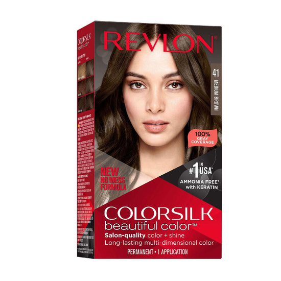 Revlon Colorsilk Hair Color 041 Medium Brown by Color Silk