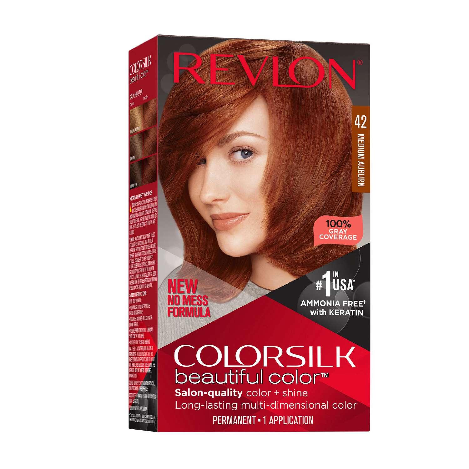 Revlon Colorsilk Hair Color 042 Medium Auburn by Color Silk