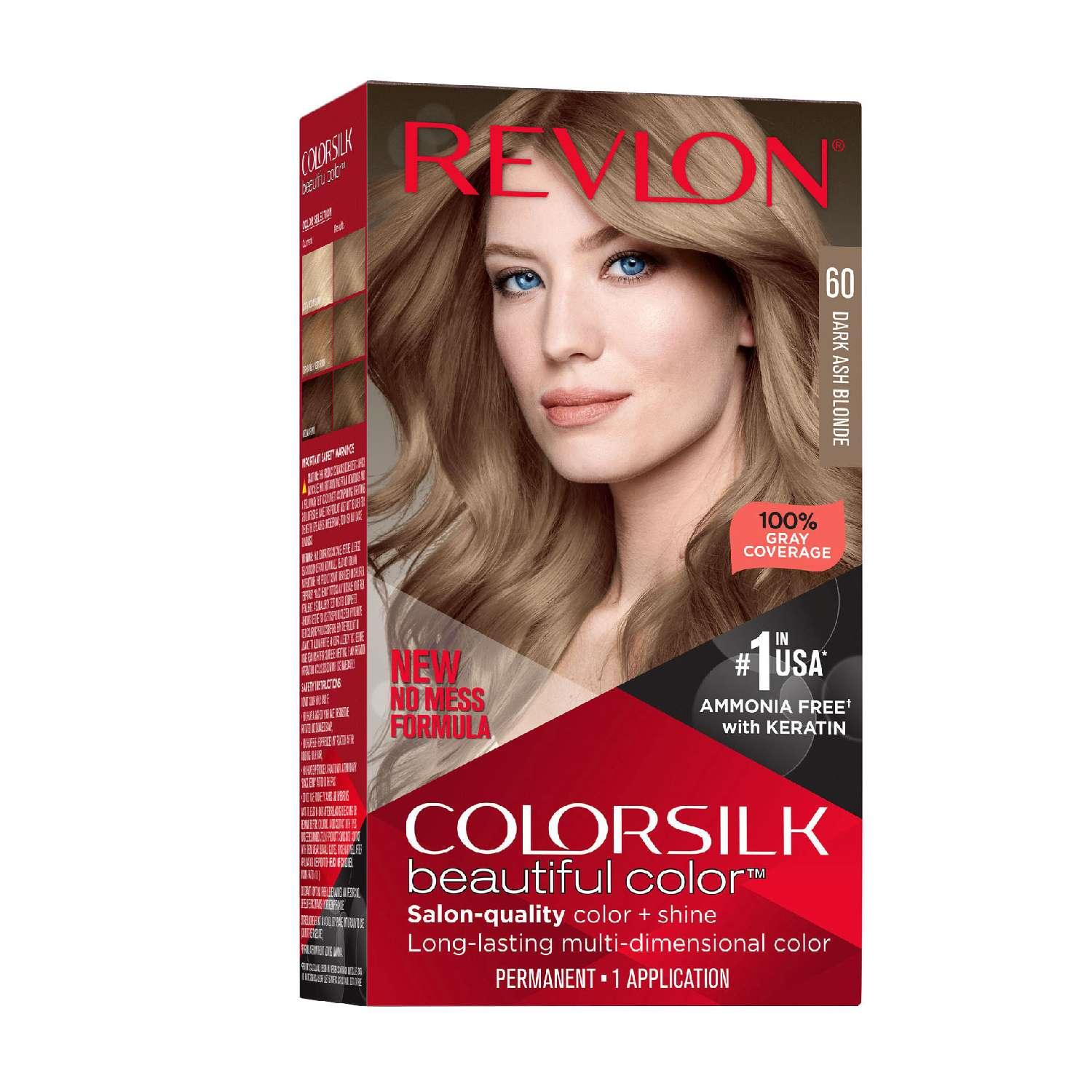 Revlon Colorsilk Hair Color 060 Dark Ash Blonde by Color Silk