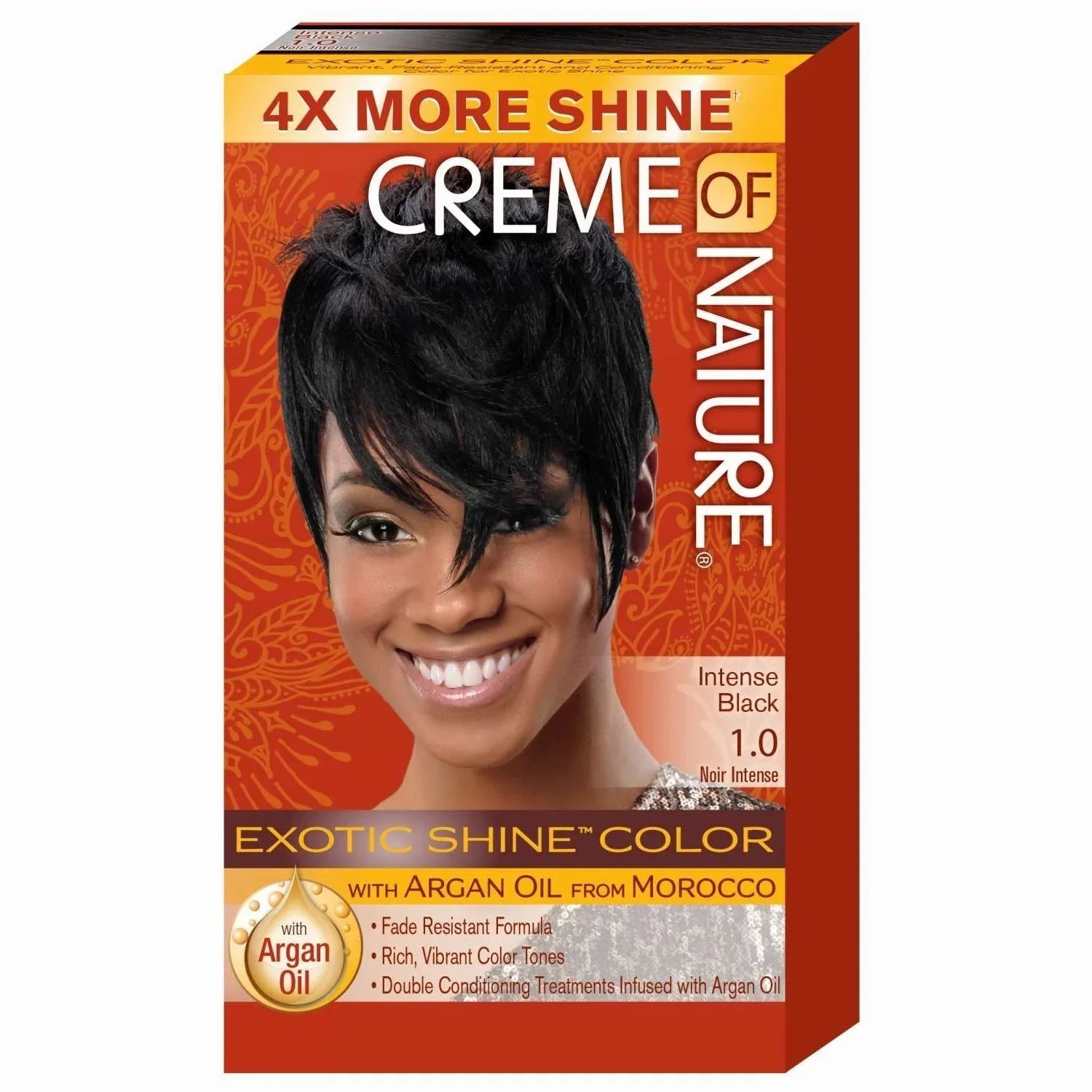 Creme Of Nature Exotic Gel Hair Color 01.00 Intensive Black by CREME OF NATURE