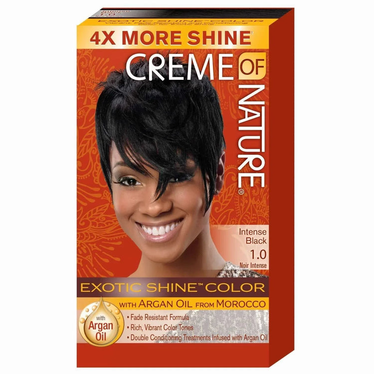 Creme Of Nature Exotic Gel Hair Color 01.00 Intensive Black by CREME OF NATURE