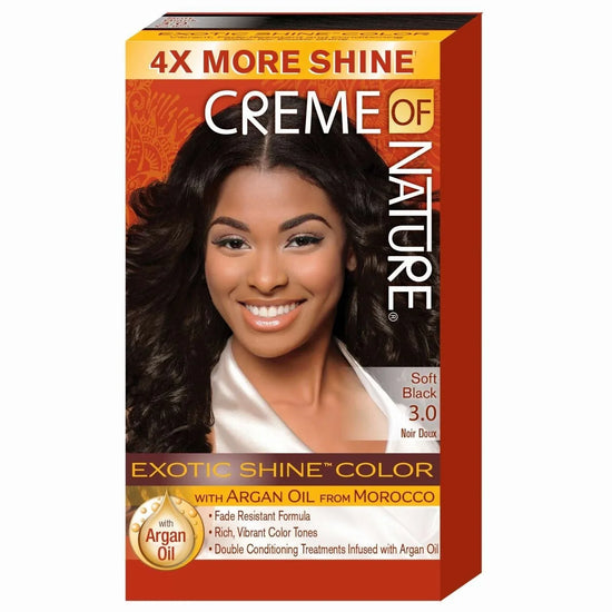 Creme Of Nature Exotic Gel Hair Color 03.00 Soft Black by CREME OF NATURE