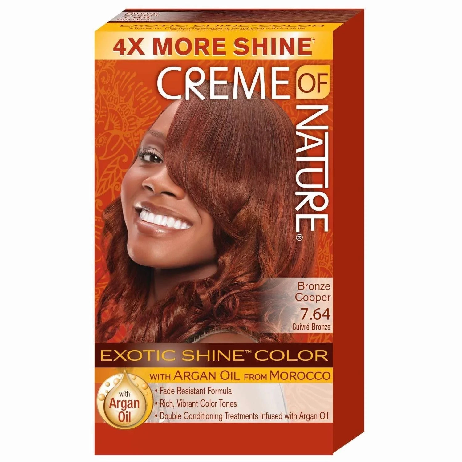 Creme Of Nature Exotic Gel Hair Color 07.64 Bronze Copper by CREME OF NATURE