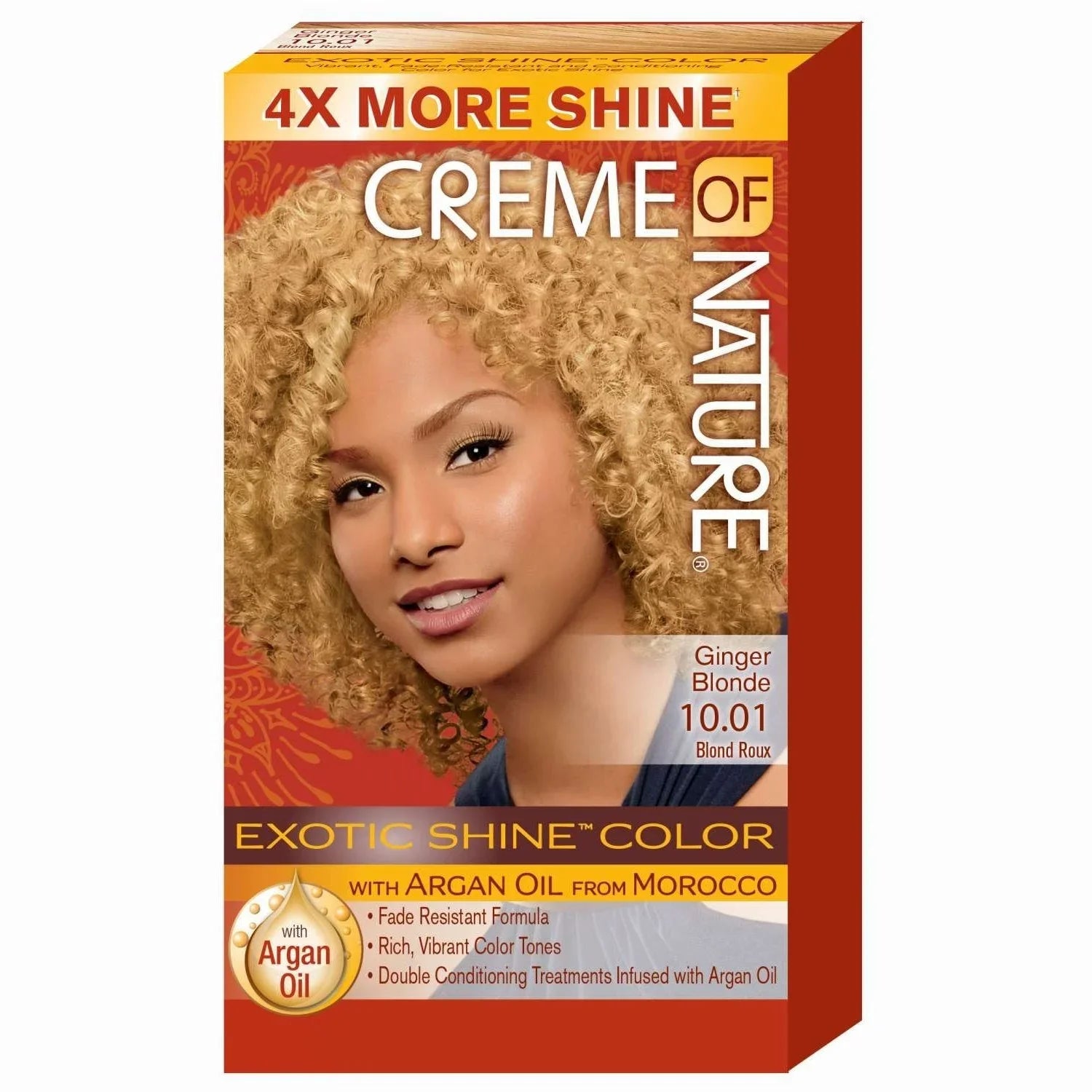 Creme Of Nature Exotic Gel Hair Color 10.01 Ginger Blonde by CREME OF NATURE