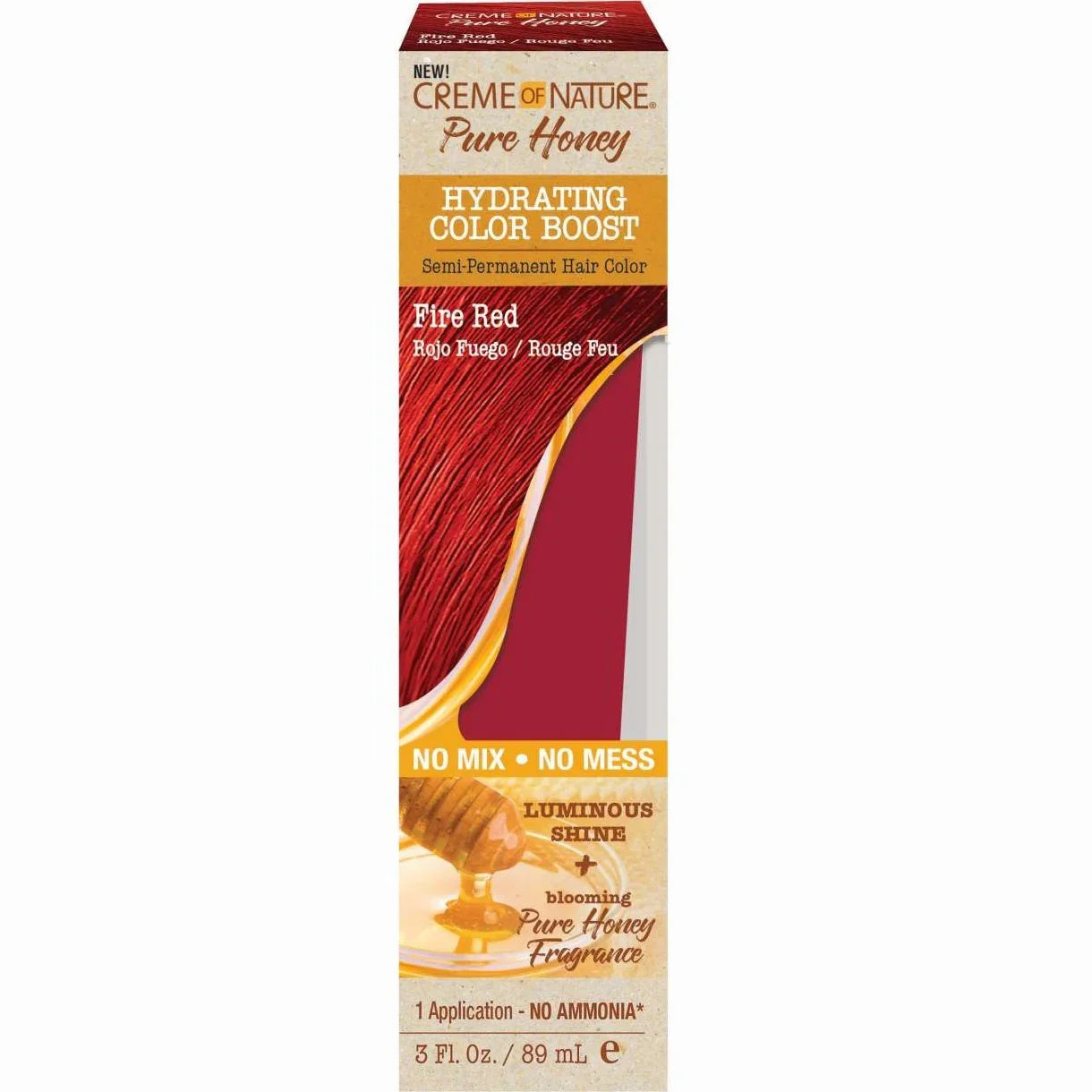 Creme Of Nature Pure Honey Semi Perm Fire Red by CREME OF NATURE