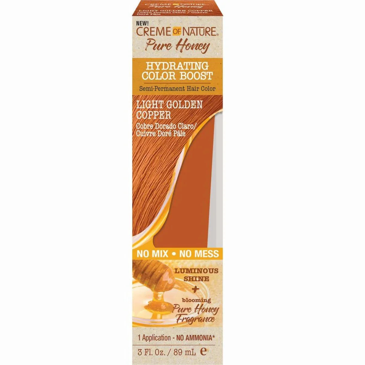 Creme Of Nature Pure Honey Semi Perm Lightt Golden Copper by CREME OF NATURE