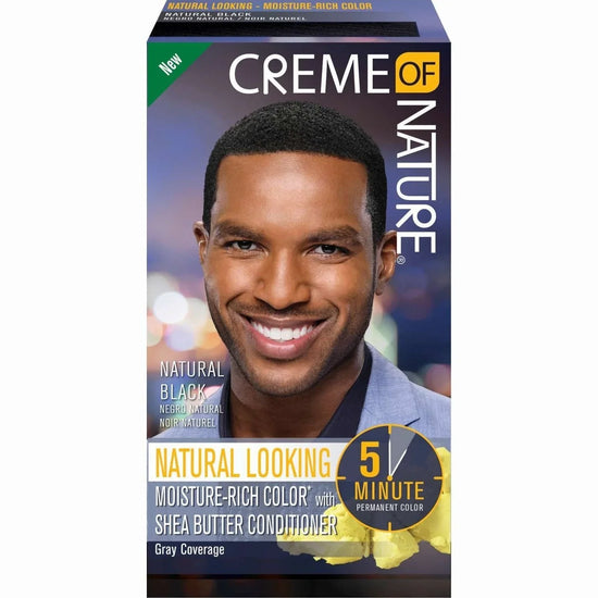 Creme Of Nature Mens Liq Hc1 Nat Blk New by CREME OF NATURE