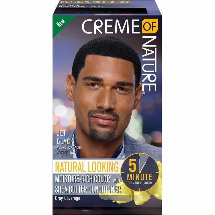Creme Of Nature Mens Liq Hc3 Jet Blk New by CREME OF NATURE