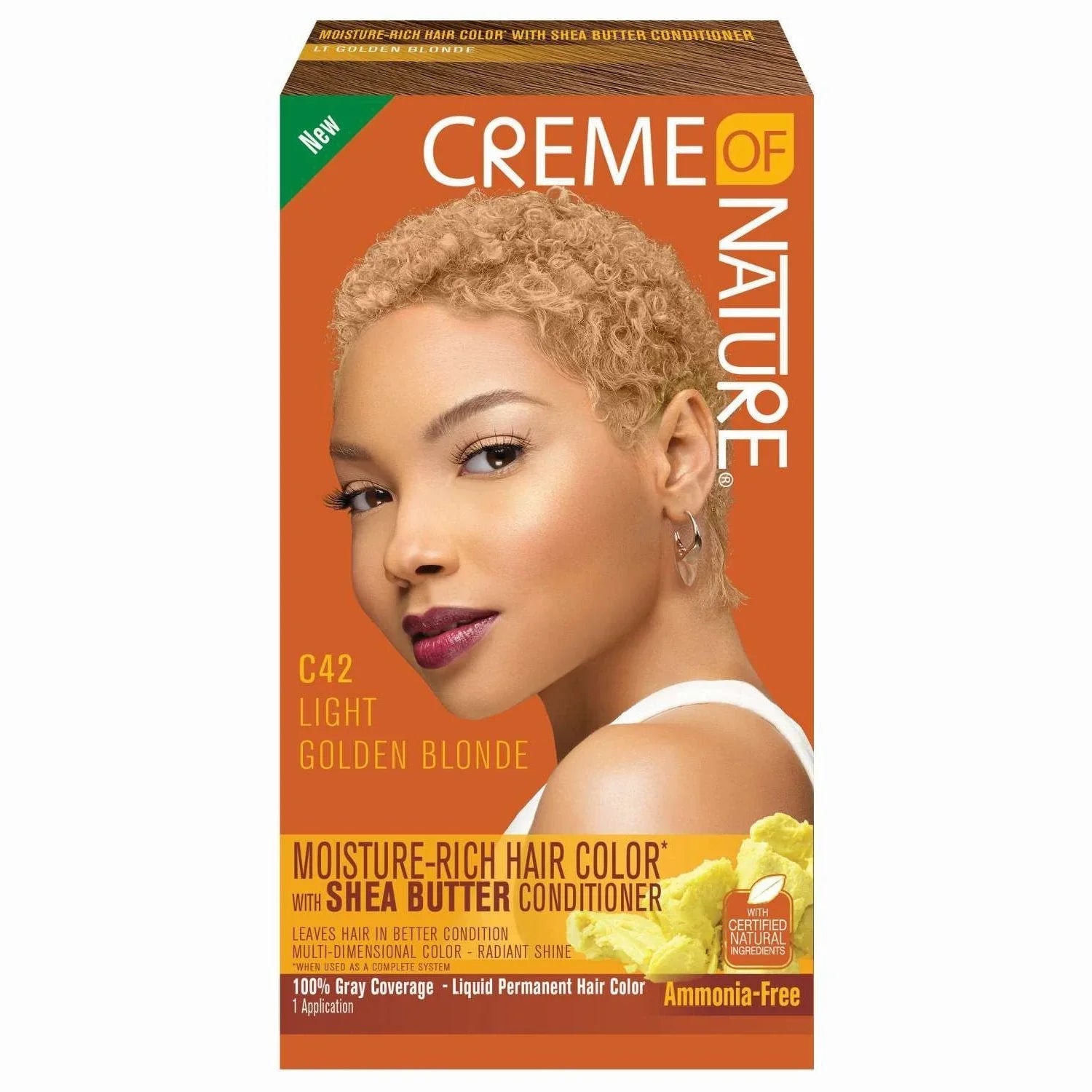 Creme Of Nature Liquid Hair Color C42 Light Golden Blonde by CREME OF NATURE