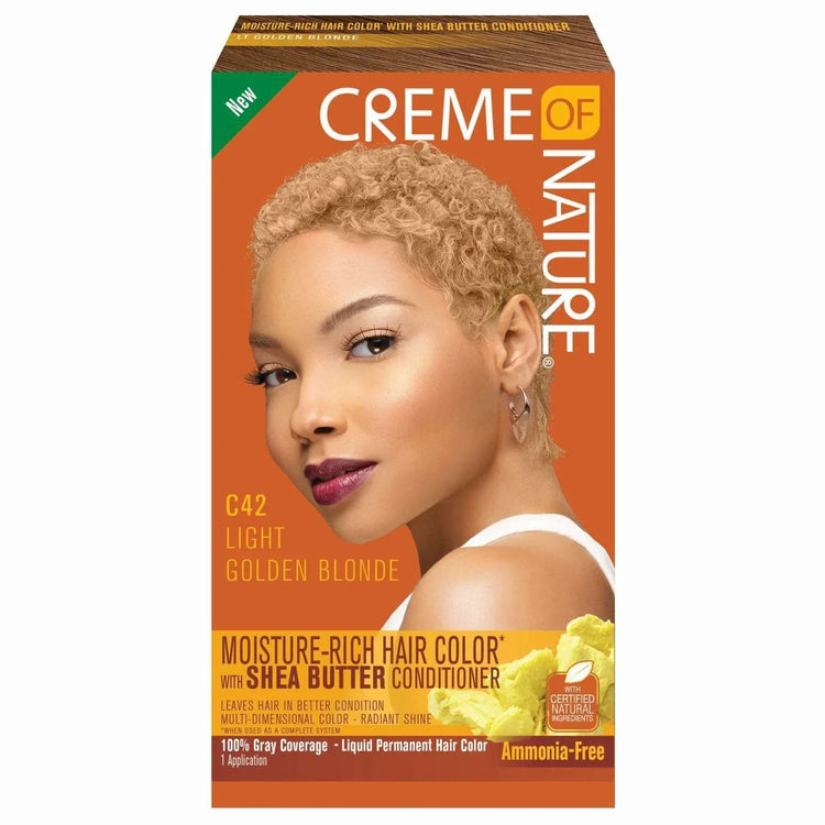Creme Of Nature Liquid Hair Color C42 Light Golden Blonde by CREME OF NATURE