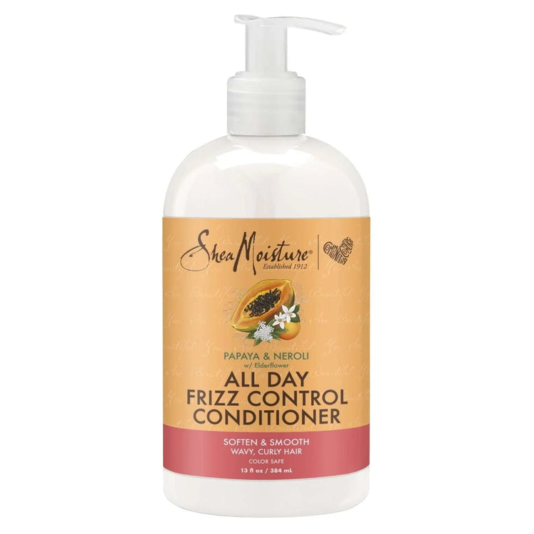 Shea Moisture Papaya Neroli All Day Frizz Control Conditioner for frizz control conditioner, smooths wavy curly hair.