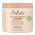 Shea Moisture Coconut Hibiscus Flaxseed Defining Styling Gel for thick, curly hair in a 15 oz container.
