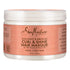 Shea Moisture Coconut Hibiscus Curl Shine Hair Masque container with silk protein and neem oil, for thick curly hair.
