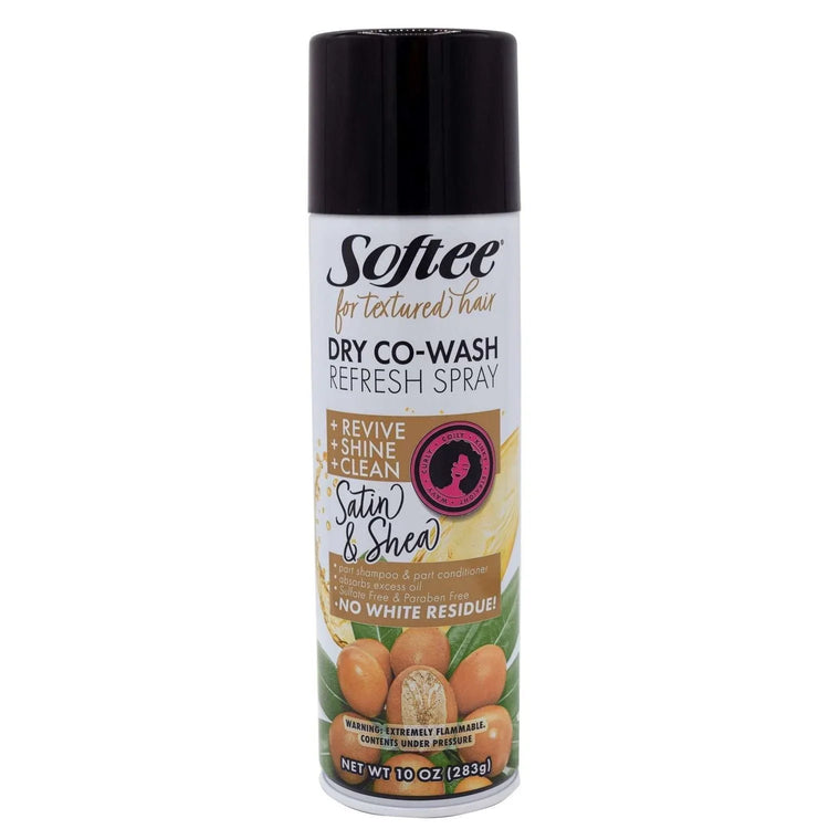Dry Co-Wash Refresh Spray Satin Shea by Softee