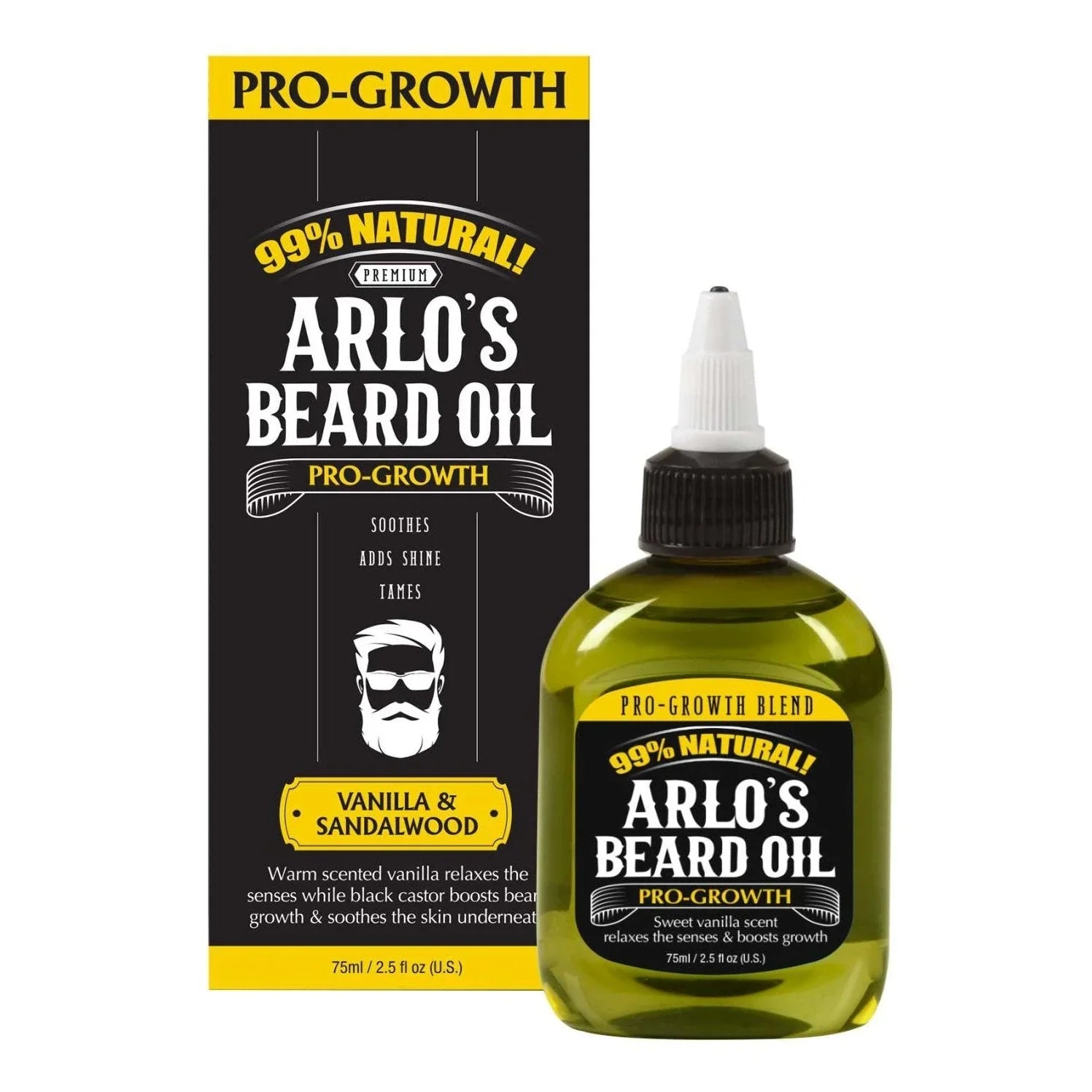 Arlos Beard Oil Pro Growth Vanilla Sandalwood 75 Ml by Arlos