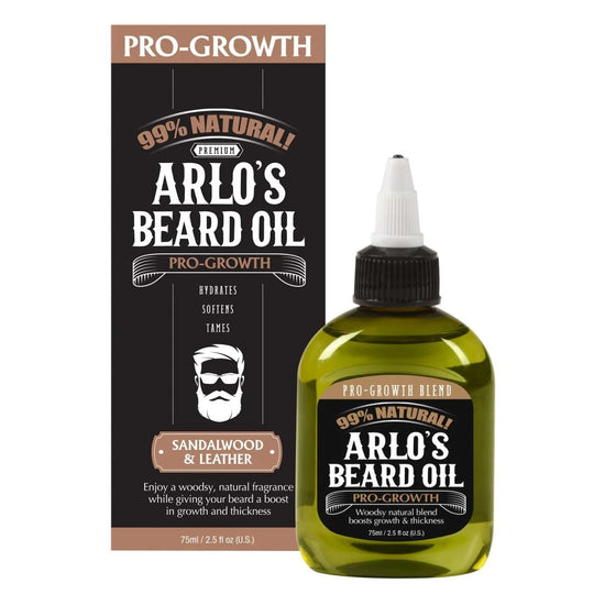 Arlos Beard Oil Pro Growth Sandalwood Leather 75 Ml by Arlos
