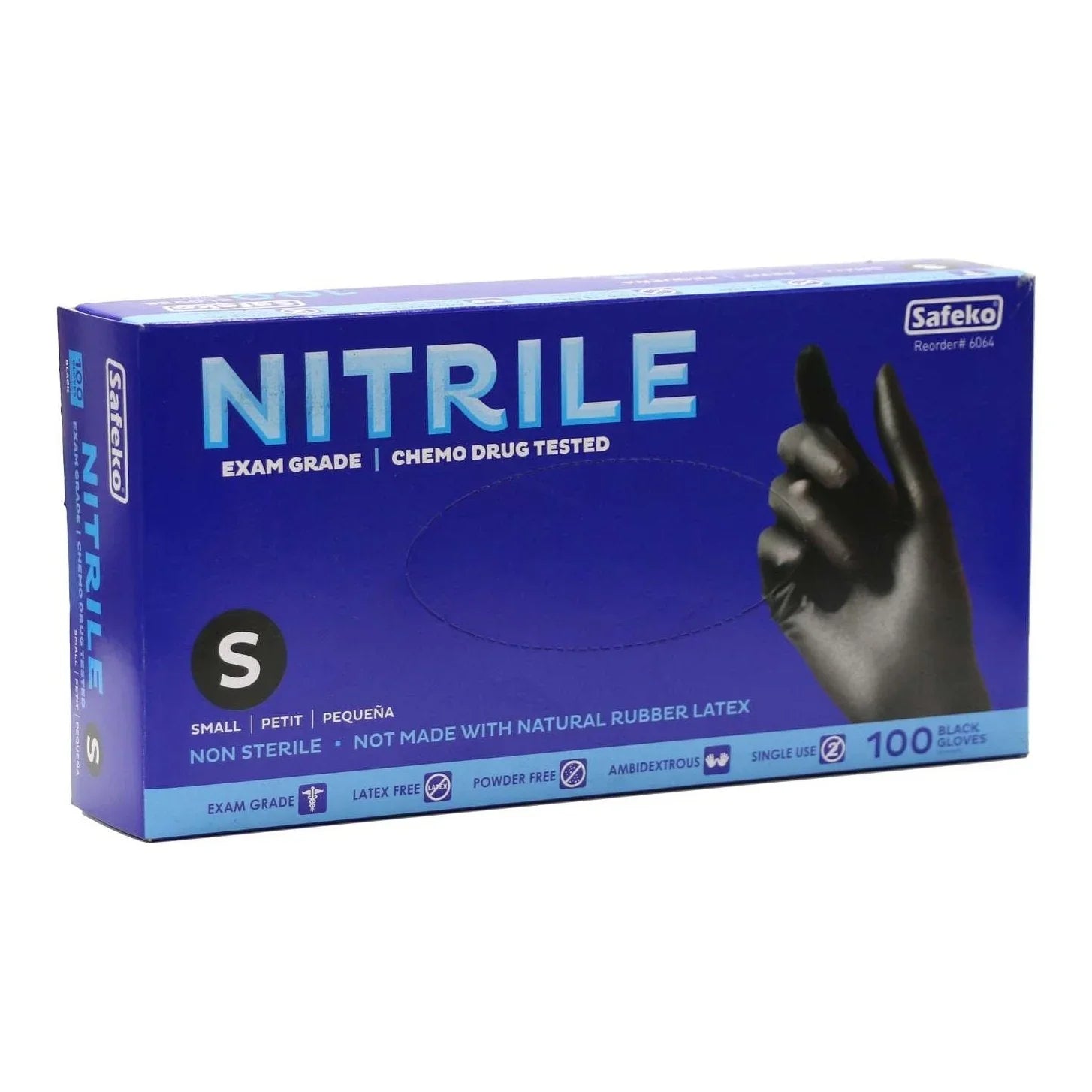 Safeko Nitrile Black Gloves Small by Safeko