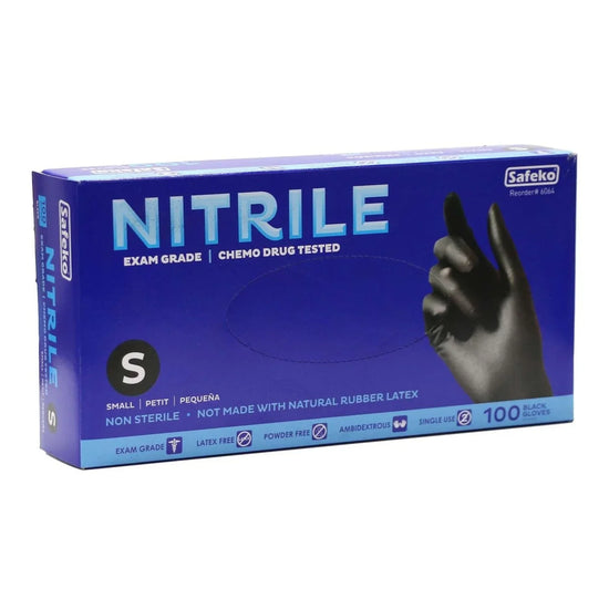 Safeko Nitrile Black Gloves Small by Safeko