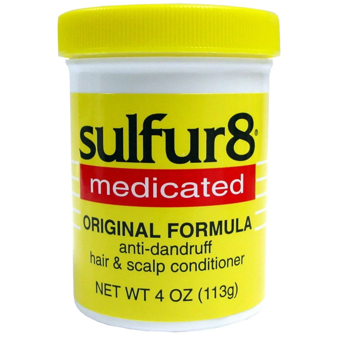 Sulfur-8 Medicated Hair Scalp Conditioner Original, medicated scalp conditioner for dandruff, 4 oz.